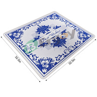 Vente chaude Tapis de table de mahjong portable personnalisé de qualité supérieure en fibre de polyester Tapis de bureau de poker Texas Hold'em Antidérapant Tapis de mahjong en néoprène
