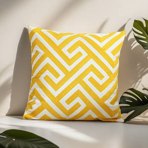 Bán Buôn Hiện Đại Đơn Giản Trở Lại Kiểm Tra Thêu Gối Bìa Đệm Trang Trí Ném Bông Lông Ren Đệm - Product Image 2