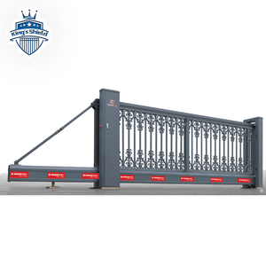 Porte coulissante sans piste principale automatique, courbe et roue auto-supportée télescopique de bonne conception - Product Image 5