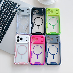 Funda Magnética <span class=keywords><strong>4</strong></span> <span class=keywords><strong>en</strong></span> <span class=keywords><strong>1</strong></span> a Prueba de Golpes con Airbag y Cobertura Total 360° para iPhone 17 Pro Max 18 16 15 14 - Product Image 2