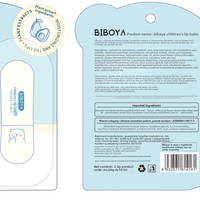 Baume à lèvres pour enfants, naturel, saveur personnalisée, biologique, teinté, hydratant, éclaircissant, végétalien, aux fruits et minéraux, avec logo de marque privée