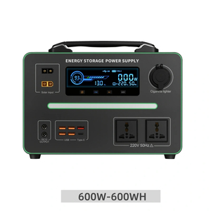 Estación de Energía Portátil Todo en Uno de 600W y 600Wh, Alimentada por Energía Solar, con Batería de Iones de Litio y Tipo-C, para Viajes y Preparación para Emergencias - Product Image 6