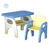 A06101B Maßge schneiderte billige moderne Kinder Kunststoff möbel Tisch Stuhl Sets