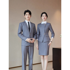 Unisex Professional Three Piece Suit Set Long Sleeve Polyester Workwear For Commute Spring 2026 - Product Image 1