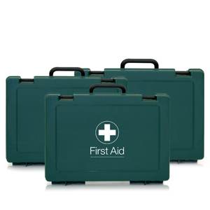 Caja de primeros auxilios vacía de plástico, bolsa de primeros auxilios para traumatismos - Product Image 3
