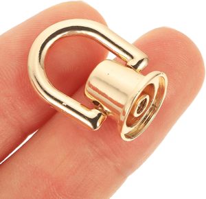 ULTECHNOVO Sets Metal <b>Studs</b> Rivet Screw Nail Rivet Set With D Ring <b>Bag</b> Hardware For Leathercraft DIY Crossbody Purse Making Acce - Product Image 4