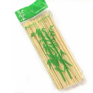 Qualité alimentaire jetable en bambou bâtons de viande de différentes tailles