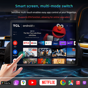 OEM ODM 13 Zoll Smart Car TV Kopfstützen-Monitor Radio Android Rücksitz-Unterhaltungssystem Werbung Touchscreen-TV für BUS - Product Image 2
