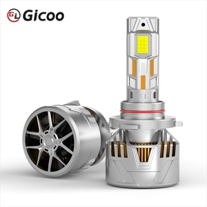 Ampoule de phare de voiture GICOO X80 200W 6000K CSP LED H1 H3 H4 H7 H11 9005 9006 12V, éclairage automobile pour phares avant antibrouillard - Product Image 6