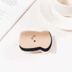 Pince à cheveux en forme de pain, mignonne et tendance, couleur bonbon, en plastique, style requin, accessoires pour cheveux - Product Image 6