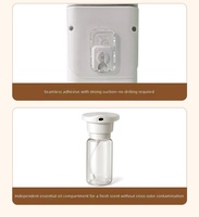 Diffuseur de parfum sans eau à deux fluides 100 ml, double usage mural et de table, en plastique, avec minuterie APP, pour hôtel, commerce et maison, silencieux 35 dB, alimentation Type-C
