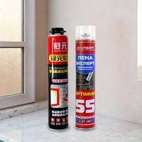 Adhésifs et Mastic Isolants Chimiques PU 750ML – Mastic Liquide Expansible et Mousse de Polyuréthane Isolante en Spray