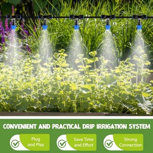 automatique à connexion rapide Kit d'irrigation goutte à goutte Matériau PE Installation facile Jardinage Arrosage de serre - Product Image 6