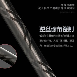 Caña de Pescar de Fibra de Carbono Ultraligera <span class=keywords><strong>Summo</strong></span> JiangnanLIAN de Taiwán, 28/19 Tune, Súper Resistente - Product Image 4