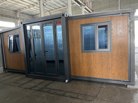 Maison en conteneur extensible de 40 pieds à prix d'usine Villa préfabriquée en acier duplex pliable portable de 3 chambres à coucher