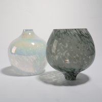 Verre fusionné OEM Chine, fabricant de lampes en verre, abat-jour, taille et couleurs personnalisées, globe soufflé à la main pour lustre, luminaire suspendu