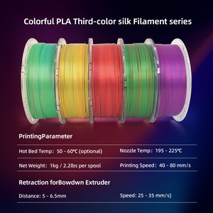 Filamento PLA Silk Mystic de NewMars para Impresión 3D, Filamento de Seda de Alta Calidad, Doble/Tri-Color, 1.75mm, 1kg, Alta Resistencia, Sin Deformaciones - Product Image 3