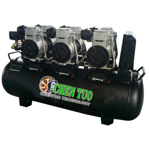 Compresor de Aire de Tornillo Rotatorio Industrial Portátil Silencioso, Cilindro Lubricado con Aceite, Presión de 0.7MPA para Infladores de Neumáticos, <span class=keywords><strong>220V</strong></span> - Product Image 2