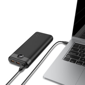 22,5 W 30000mAh Carga rápida 3,0 PD Entrada dual Salida dual Pantalla LCD Bancos de energía <span class=keywords><strong>para</strong></span> <span class=keywords><strong>iPhone</strong></span> <span class=keywords><strong>11</strong></span> Baterías externas Dos dispositivos - Product Image 4