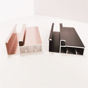 Profilo rettangolare di alluminio del governo da cucina dell'estrusione della sezione di alluminio di profilo dell'estrusione della spazzola di 6063 SS su ordinazione - Product Image 6