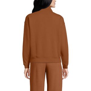 Sweat-shirt à demi-zip pour femme FOXA, 360 grammes, tricoté, respirant, coupe décontractée, manches longues - Product Image 2
