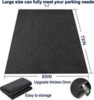 Wasserdichte Gummi-Backing Oil Absorbent Boden matte 60x72 in Filz-Motorrad matte für das Parken in der Garage