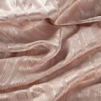 Tissu en mousseline de polyester 100 % léger, satiné, rayé, peint à la main, pour foulard enfant, MOQ 1009, pour commande d'essai