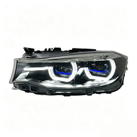 Feux avant bicolores SJC pour BMW Série 3 GT F34 2013-2020, phares laser jaunes et blancs DRL, plug & play, pièces automobiles