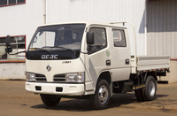 Camion de fret Dongfeng 4X2 à double cabine Euro3 95 ch 5 tonnes pour l'exportation