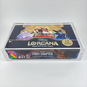 Caja Magnética Transparente de Acrílico RAY YI para Cartas Coleccionables Disn/eyed Lorcana, Protector de Cartas, Exhibidor Portátil, Estuche de Acrílico Ecológico - Product Image 3