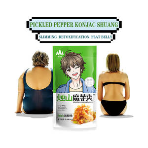 OEM konjac ketone gıda 66g turşu biber lezzet konjac ferahlatıcı sağlıklı lal zayıflama aperatif konfat düşük yağ - Product Image 1