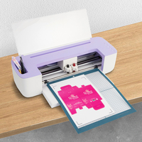 Traceur de découpe de bureau compact 330 mm avec alimentation automatique du papier, traceur de découpe de vinyle à vitesse réglable pour la découpe de signalétique
