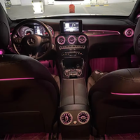 Pour Mercedes Benz W205 X253, éclairage ambiant, éclairage LED pour turbine d'aération, éclairage ambiant intérieur pour Classe C GLC