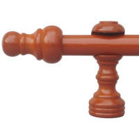 Tringle à rideau 19MM Le Support De Tringles Pour Le Rideau Bracket 28MM 35MM Bois d'acajou Poteau à rideau Support de montage mural