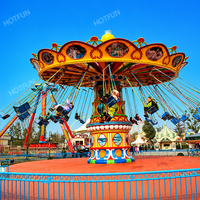 Manège de parc d'attractions Hotfun Carnival Rides, balançoire à chaises volantes 36 places, en promotion