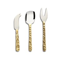 Ensemble de cuillères en acier inoxydable plaqué or, très demandé, finition miroir, luxe moderne, élégant, pour restaurants, prix compétitif