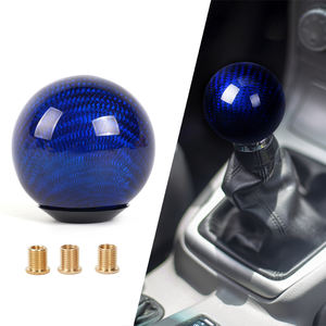 उच्च बिक्री मात्रा सार्वभौमिक रेसिंग खेल कार मैनुअल भारित jdm कार्बन फाइबर 12 मिमी ब्लू बॉल गियर शिफ्ट एडाप्ट्स - Product Image 6