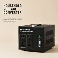 Convertidor de Voltaje Electrónico Toroidal de 3000VA, Transformador Elevador de 110V a 220V, Transformador Reductor, Regulador de Voltaje