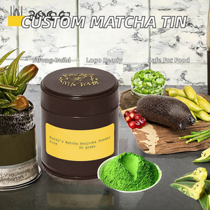Barattolo in Metallo Opaco da 30g per Matcha con Tappo a Vite, Confezione Alimentare Personalizzata per Caffè, Tè Verde, Spezie - Product Image 3