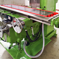 Fraiseuse verticale HUAHAI CNC X5040 avec table élévatrice, fonctions de fraisage puissantes pour le traitement des métaux, cône de broche ISO50 moyen
