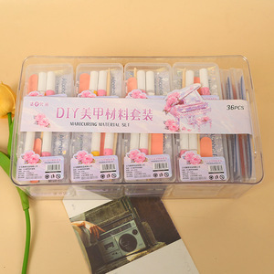 ชุดเครื่องมือทำเล็บ DIY กล่องกริดพลาสติก 4.5 กรัม สำหรับดูแลเล็บวัยกลางคน - Product Image 4