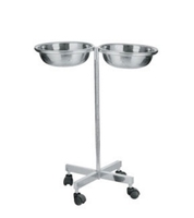 Lavabo médical à base de tube carré à bras unique en acier inoxydable 304 pour le lavage et le débridement des plaies