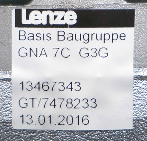 Gna 7c <strong>G3g</strong> 13467343 Basis Baugruppe Triebe -unused- - Product Image 3