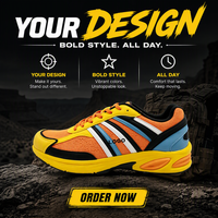 Chaussures de sport unisexes personnalisées en maille respirante pour la course et la marche en extérieur, avec amorti intégral, idéales pour l'été et le printemps