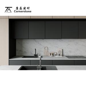 Sıcak satış olmayan gözenekli Calacatta altın kuvars levha leke ve çizilmeye dayanıklı - Product Image 5