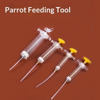 Kit d'alimentation manuelle pour perroquets, cuillère et seringue d'alimentation pour bébés oiseaux, pour perruches, calopsittes, agapornis, distributeur de lait en poudre pour poussins