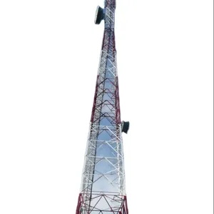 4-Leg Angular Telecom Tower GSM Steel Tower with Antenna Brackets