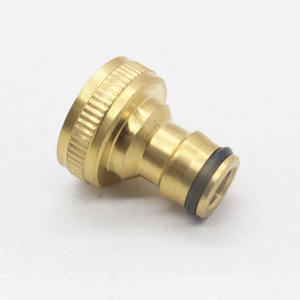 Conector de manguera de jardín de latón de superficie lisa de <span class=keywords><strong>1</strong></span>/<span class=keywords><strong>2</strong></span> \ "Conector de jardín - Product Image 3
