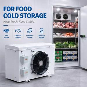 <span class=keywords><strong>Unité</strong></span> de condensation industrielle à vis pour chambre froide, pour système de grande entrepôt frigorifique - Product Image 4
