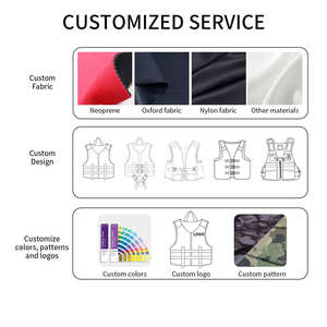 توفير حياة الكبار السباحة تخصيص التجديف سلامة النايلون الحياة سترة PFD - Product Image 6